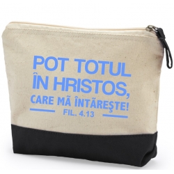 Gentuta multifunctionala bumbac, Pot totul in Hristos